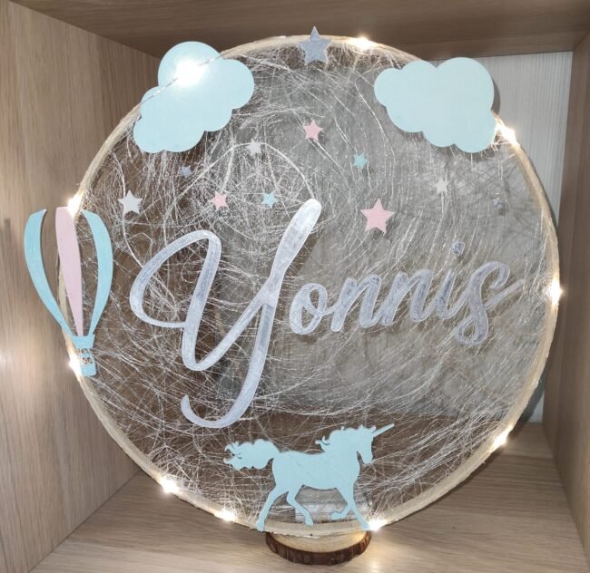 Décoration Montgolfière En Acrylique 14,3x20cm - Pour Jardin, Extérieur, Fêtes - Résistante Aux UV, Suspendue