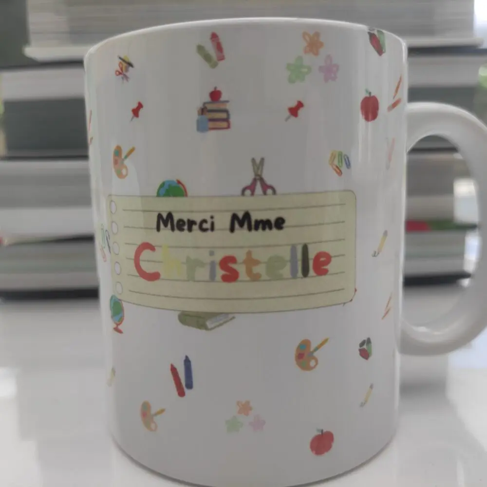 Cadeau fin d'année Maitresse - Merci